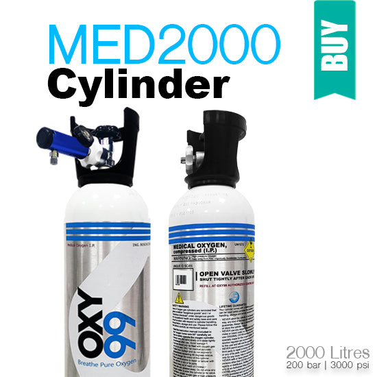 OXY99 B-TYPE Oxygen Cylinder system (2000 Litres)